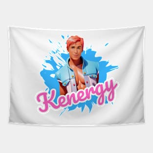 Eva Mendes Say Kenergy Ryan Gosling 2023 movie graphic illustration design by ironpalette Tapestry