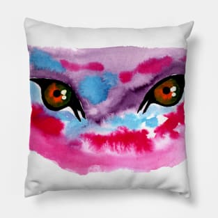 wild eyes Pillow