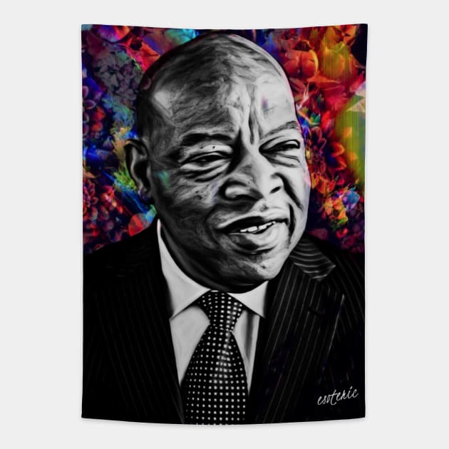 Rest in Power John Lewis Tapestry by Esoteric Fresh 