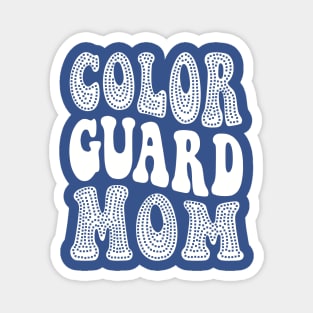 Color Guard Mom Retro Groovy Magnet
