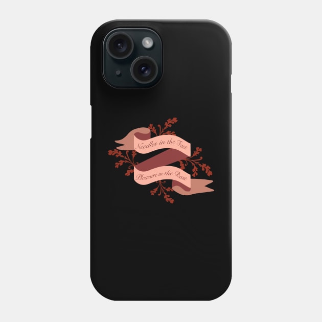 Needle Face Phone Case by Daily Spark