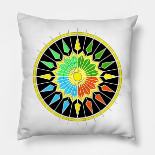 Spring, Summer, Fall, Winter Art Deco Pillow