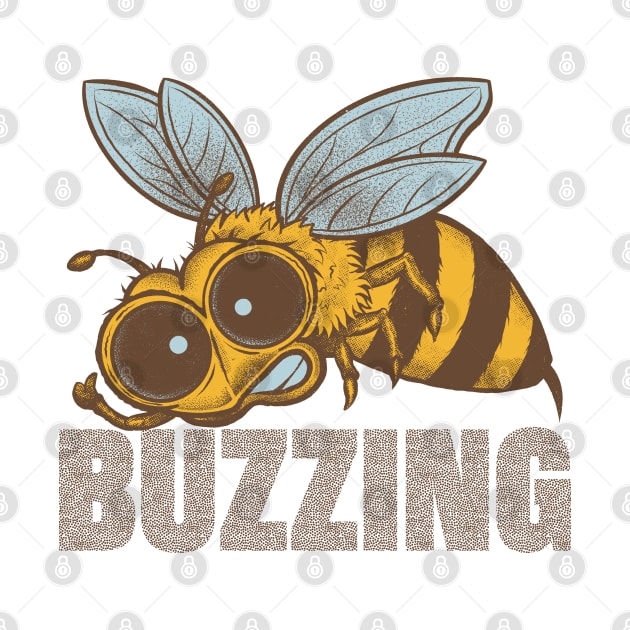 Happy Buzzing Bee by RGB Ginger