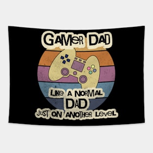 Gamer Dad On Another Level Tapestry