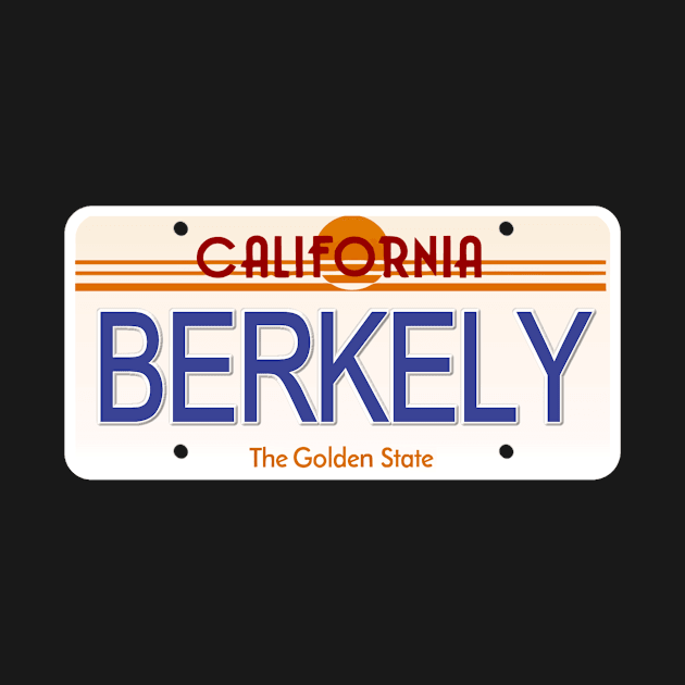 Berkeley California State License Plate by Mel's Designs