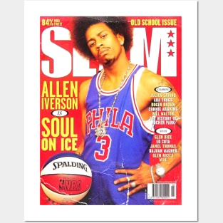 Allen Iverson Vince Carter Signed Sports Illustrated Magazine BAS