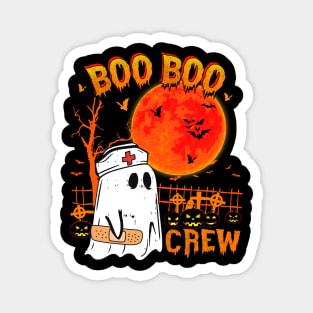 Boo Boo Crew Funny Nurse Halloween Costume Ghost Magnet