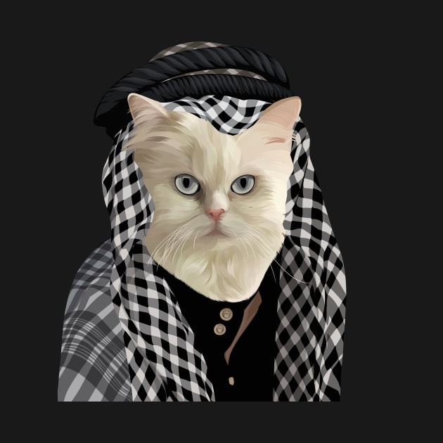 Cute cat with arabian style by chychut