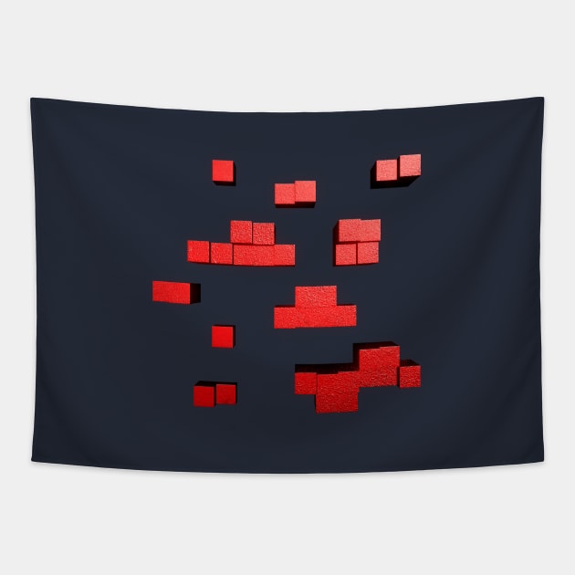 Redstone Ore - 3D Tapestry by Arkal