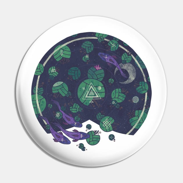 Amongst the Lilypads Pin by againstbound