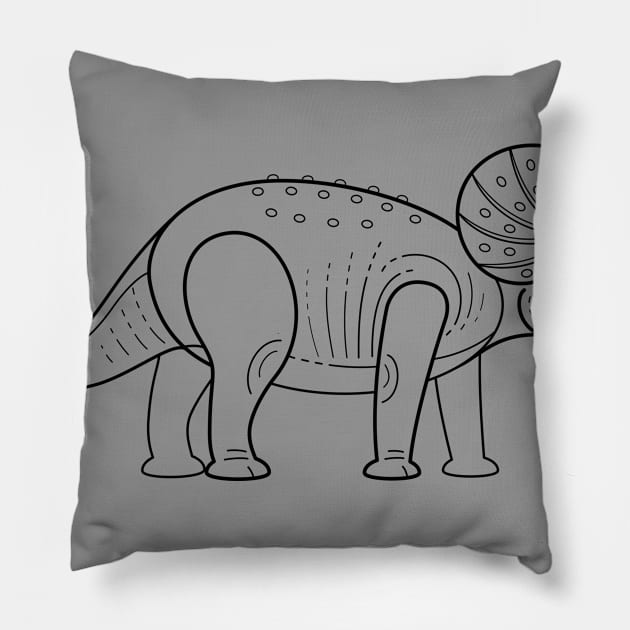 Dino Pillow by timohouse