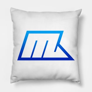 Scorpio Blue Gradient Outline Pillow