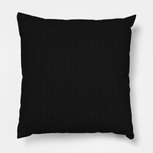 Black and White Arrows Pattern Pillow