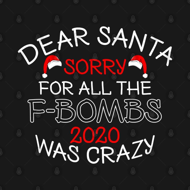 Dear Santa Sorry For All The F-Bombs 2020 Was Crazy Funny by ruffianlouse