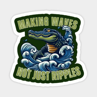 Wave-Maker Alligator Magnet