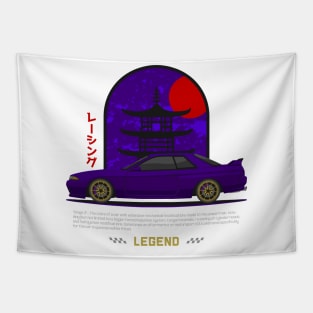 JDM Legend Purple Skyline GTR R32 Tapestry