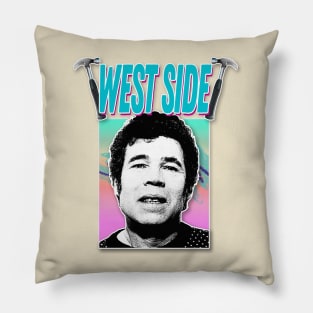 Fred West/West Side - Humorous 90s Retro Design T-Shirt Pillow