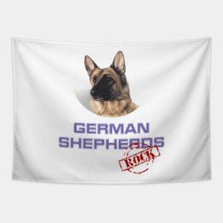 German Shepherds Rock! Tapestry