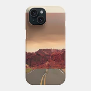 Winding Desert Road Phone Case