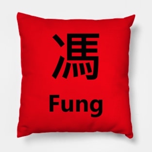 Chinese Surname Fung 馮 Pillow