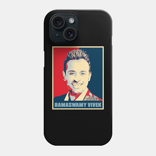 Ramaswamy Vivek Hope Poster Art Phone Case by Odd Even