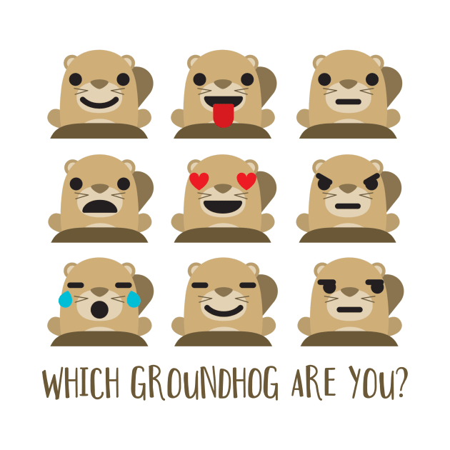Groundhog Day Cute Emoji Which One Are You? by FlashMac