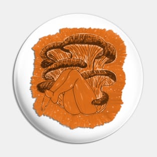 rusty orange  legs Pin