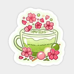 Sakura Matcha Tea Magnet