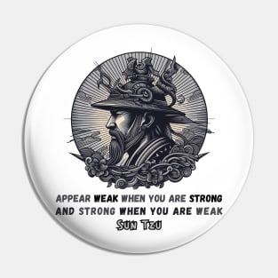 Sun Tzu's Strategy: Strength in Disguise Pin