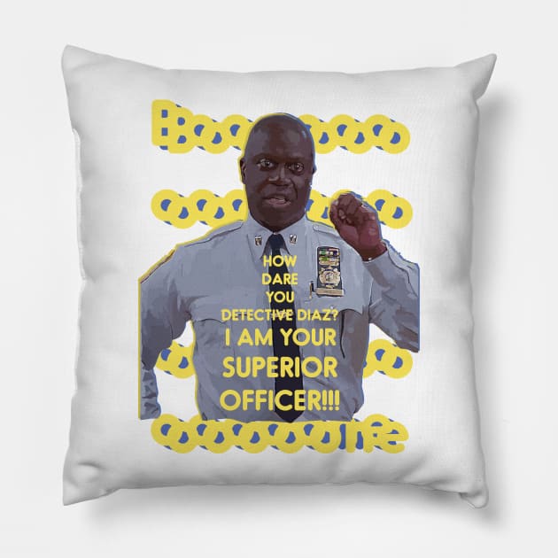 How dare you detective Diaz? Pillow by altrees