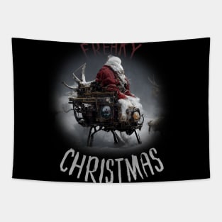 Steampunk Santa Claus, Christmas Artwork Tapestry