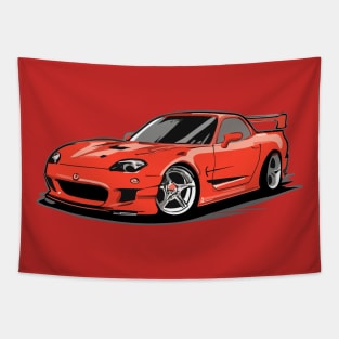 JDM Mazda RX7 Rotary Engine Tapestry