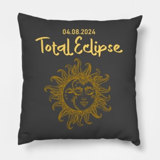 Total Solar Eclipse 2024 Pillow