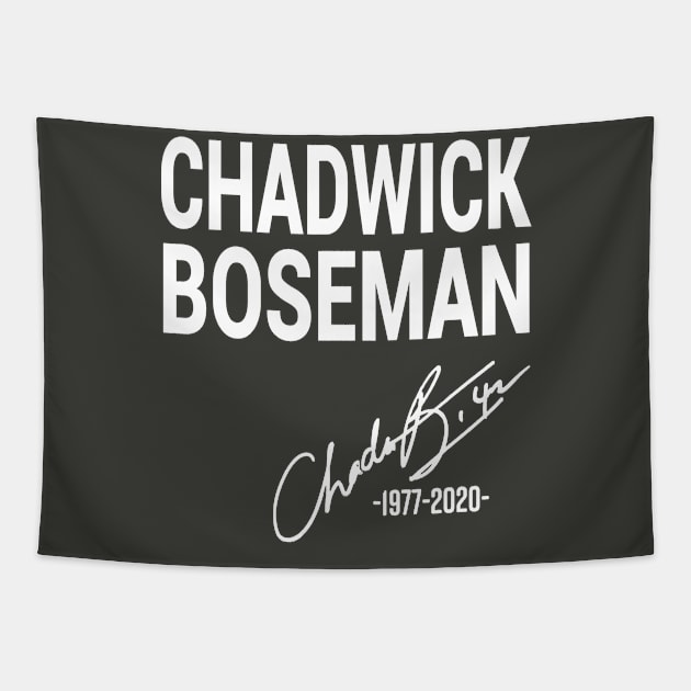 CHADWICK BOSEMAN RIP 1977-2020 Tapestry by Redmart