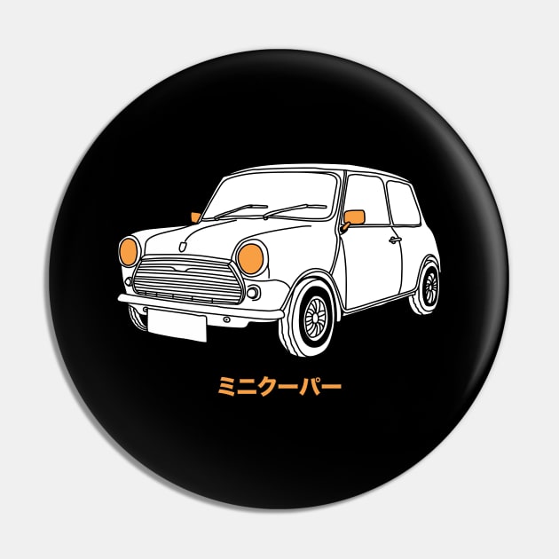 Vintage Car Pin by kalemstudio