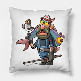 Fisherman Zombie Pillow