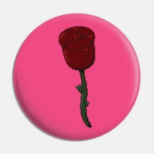 Pixel Rose Pin