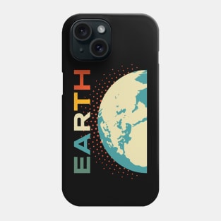 Planet Earth Retro Phone Case