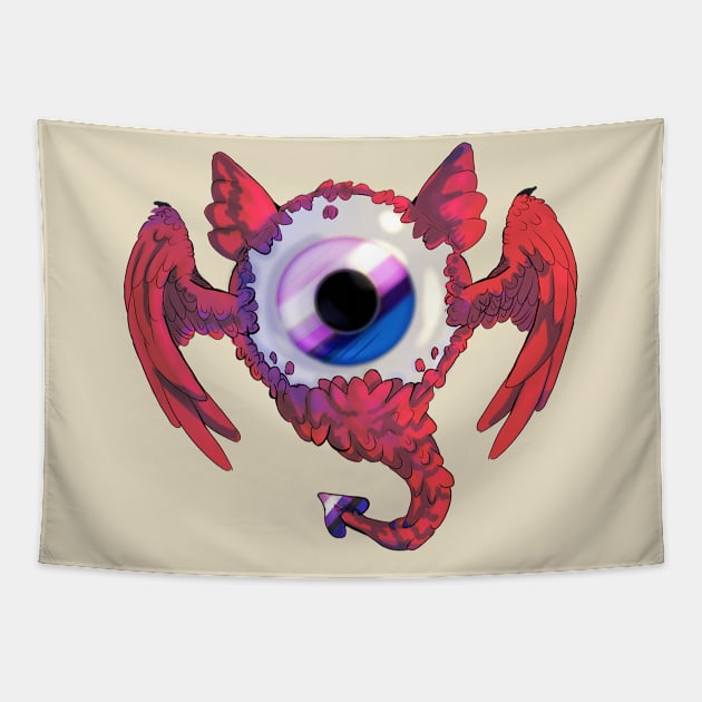 Genderfluid pride Tapestry by TheNeutralDragon