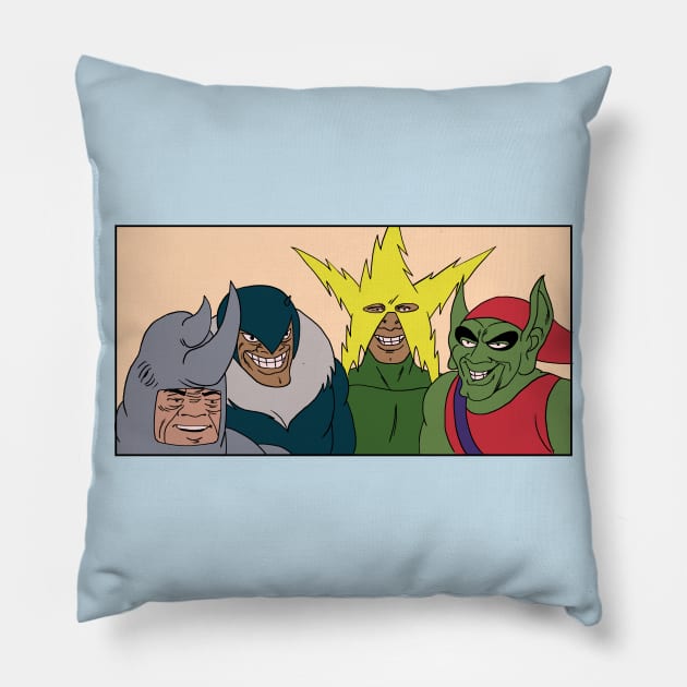 Me and the Boys Pillow by castrocastro