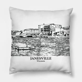 Janesville - Wisconsin Pillow