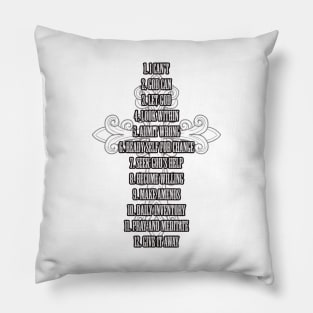 Celebrate Recovery Christian Cross Pillow