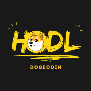 HODL Doge: Embrace the Dogecoin Memecoin Revolution T-Shirt