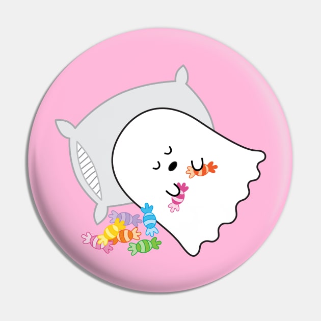 Gordie the Ghost (too much candy, fell asleep) | by queenie's cards Pin by queenie's cards