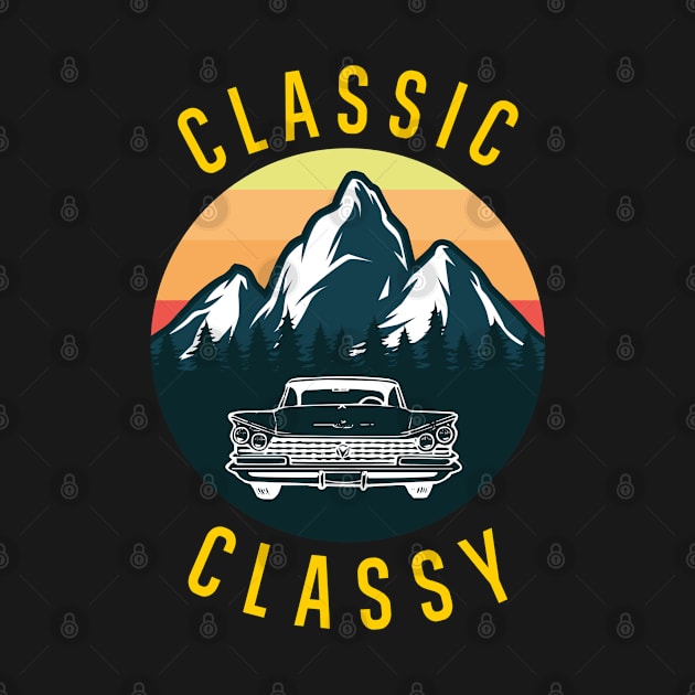 Retro classic car by FIFTY CLOTH