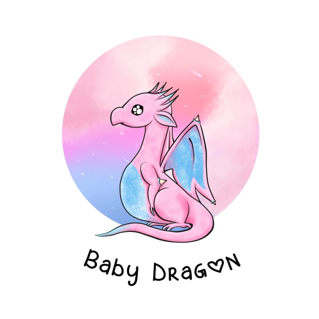 Cotton Candy Baby Dragon by TreatYourLittle