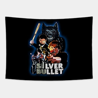 Moonlit Menace: Silver Bullet T-Shirt - Stephen King Edition Tapestry