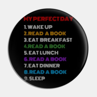 My Perfect Read A Book Gift Pin