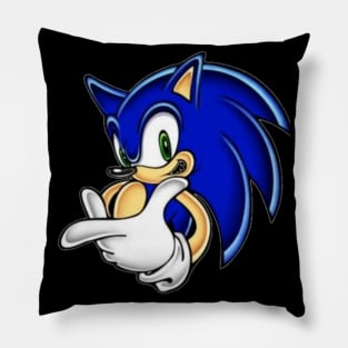 Speed hedhedog Pillow