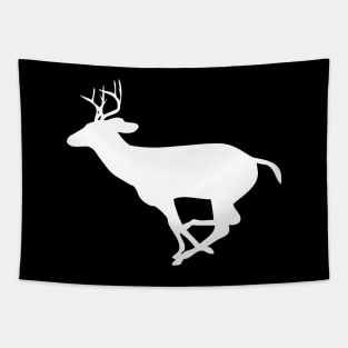 Deer Hunter - Deer running silhouette Tapestry